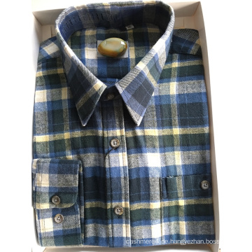 Flanell Stoff Business Shirt